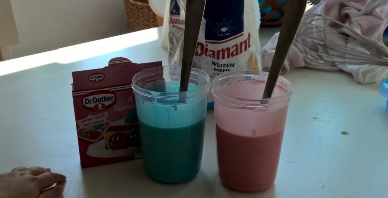 Fingerfarben Selbstgemacht