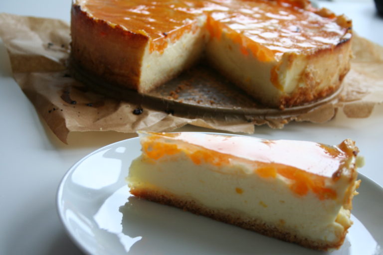 Schmandkuchen mit Mandarinen